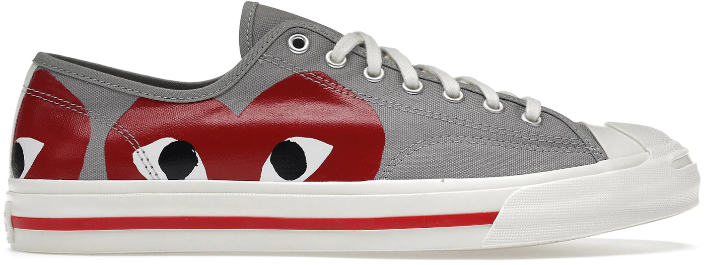 Converse Jack Purcell Comme Garcons Grey Red Men's - 171260C - US
