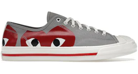 Converse Jack Purcell Comme des Garcons PLAY Grey Red