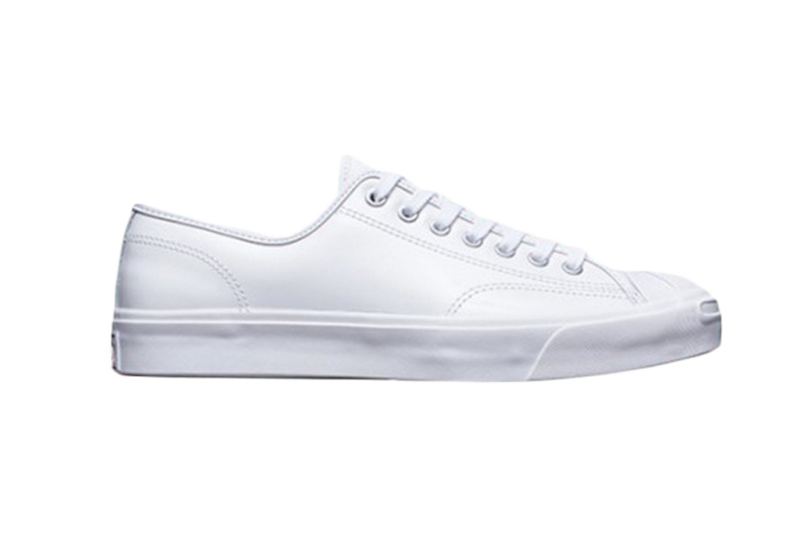 Pre-owned Converse Jack Purcell Low White In White/black
