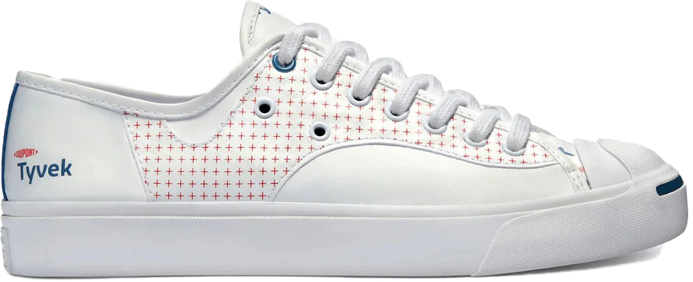 Converse Jack Purcell Rally Tyvek White Blue Men's 170063C -