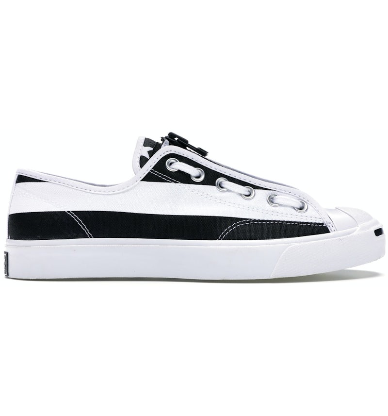 Converse Jack Purcell Zip Ox TakahiroMiyashita TheSoloist White Black Men s 164835C GB