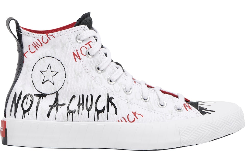 Red not a chuck converse Clearance