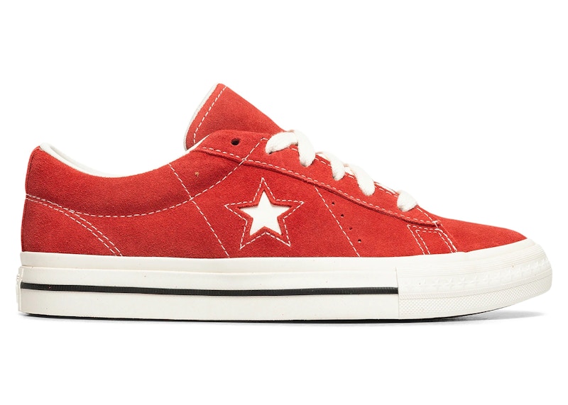 Converse One Star 95 Low Red Vintage White