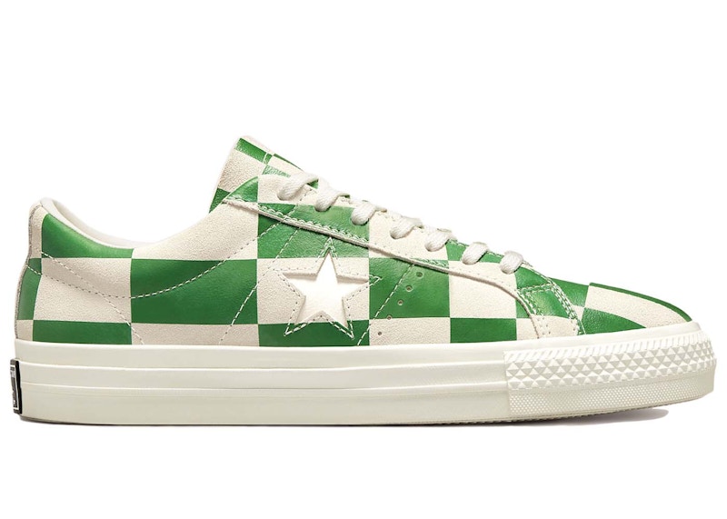 Converse One Star Ox Blocked Warped Board Green Men's 