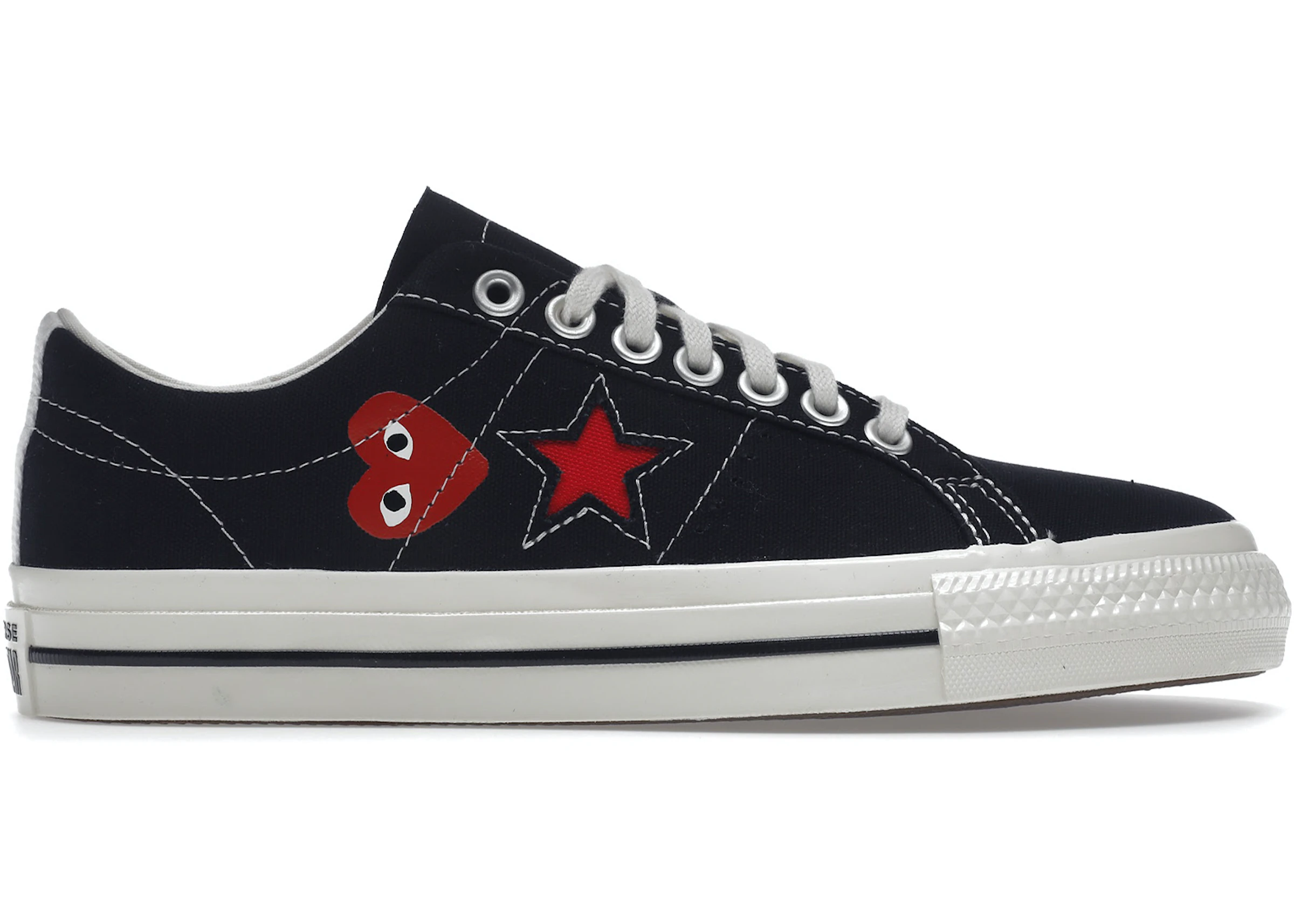 Converse One Star Ox Comme PLAY Black - A01791C - US