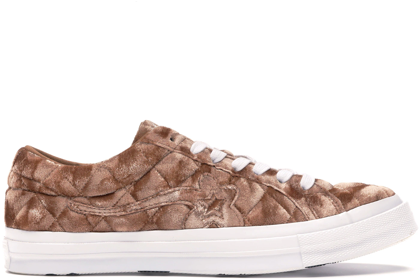 Converse One Star Ox Golf le TTC Quilted Velvet Brown Men's - 165599C