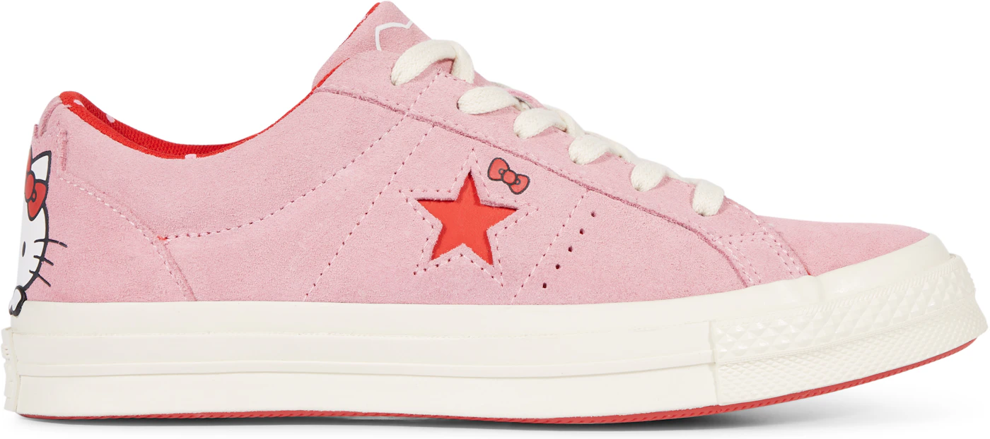 Fremtrædende Lærerens dag binde Converse One Star Ox Hello Kitty Pink Men's - 162939C - US