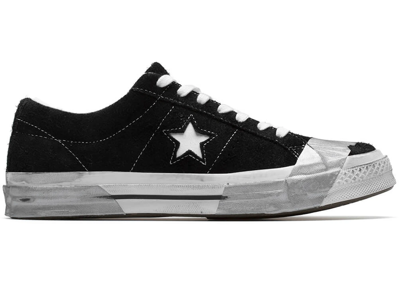 Converse one sales star grey suede