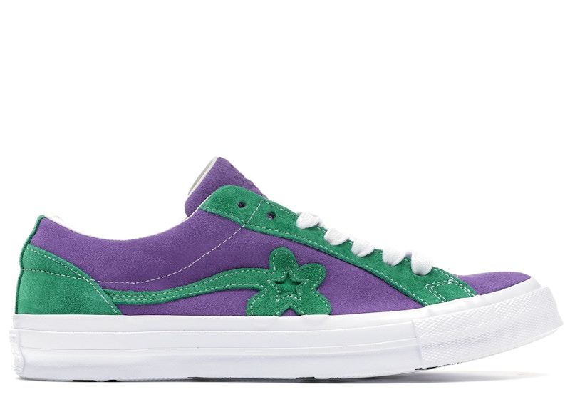 golf le fleur converse purple and green