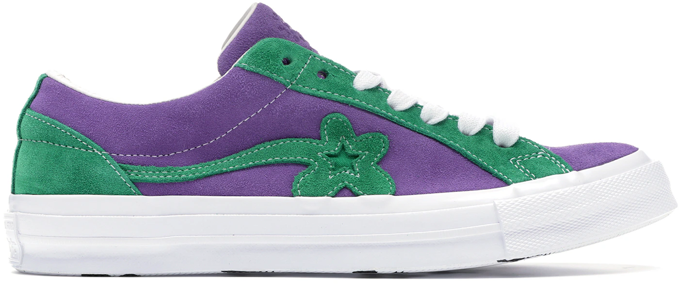 Fearless Bære smag Converse One Star Ox Tyler the Creator Golf le Fleur Purple Green Men's -  162128C - US