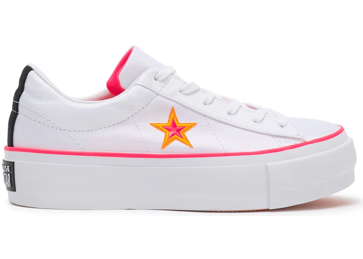 Converse one 2025 star platform white