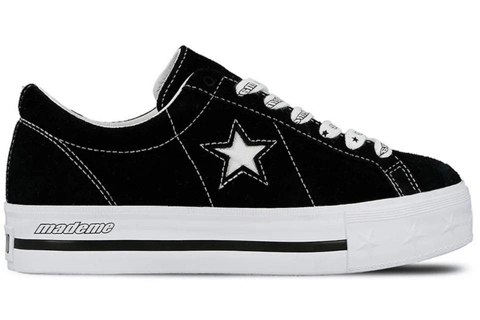 Converse One Star Platform Ox MadeMe Black (Women's)