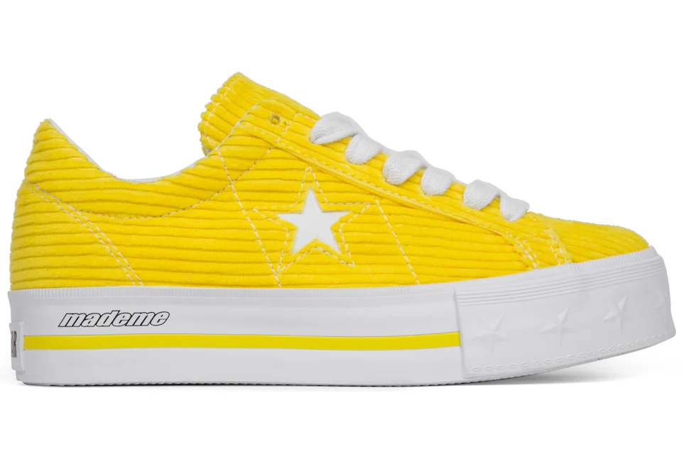 Converse One Star Platform Ox MadeMe Vibrant Yellow (Women's)