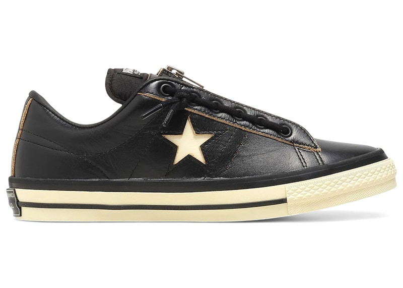 Converse One Star Zip Schott Black White Men's - 33702830 - US Converse One Star Zip Schott Black White Men's - 33702830 - US