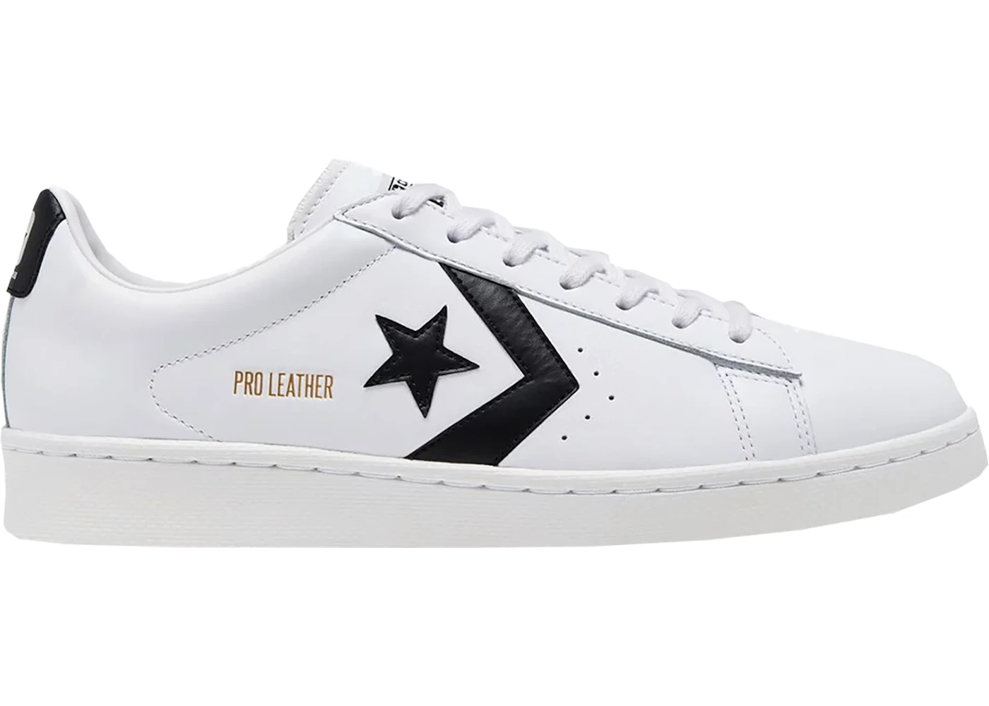 Converse pro top leather black white