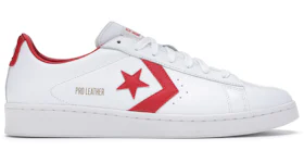 Converse Pro Leather Ox White Red