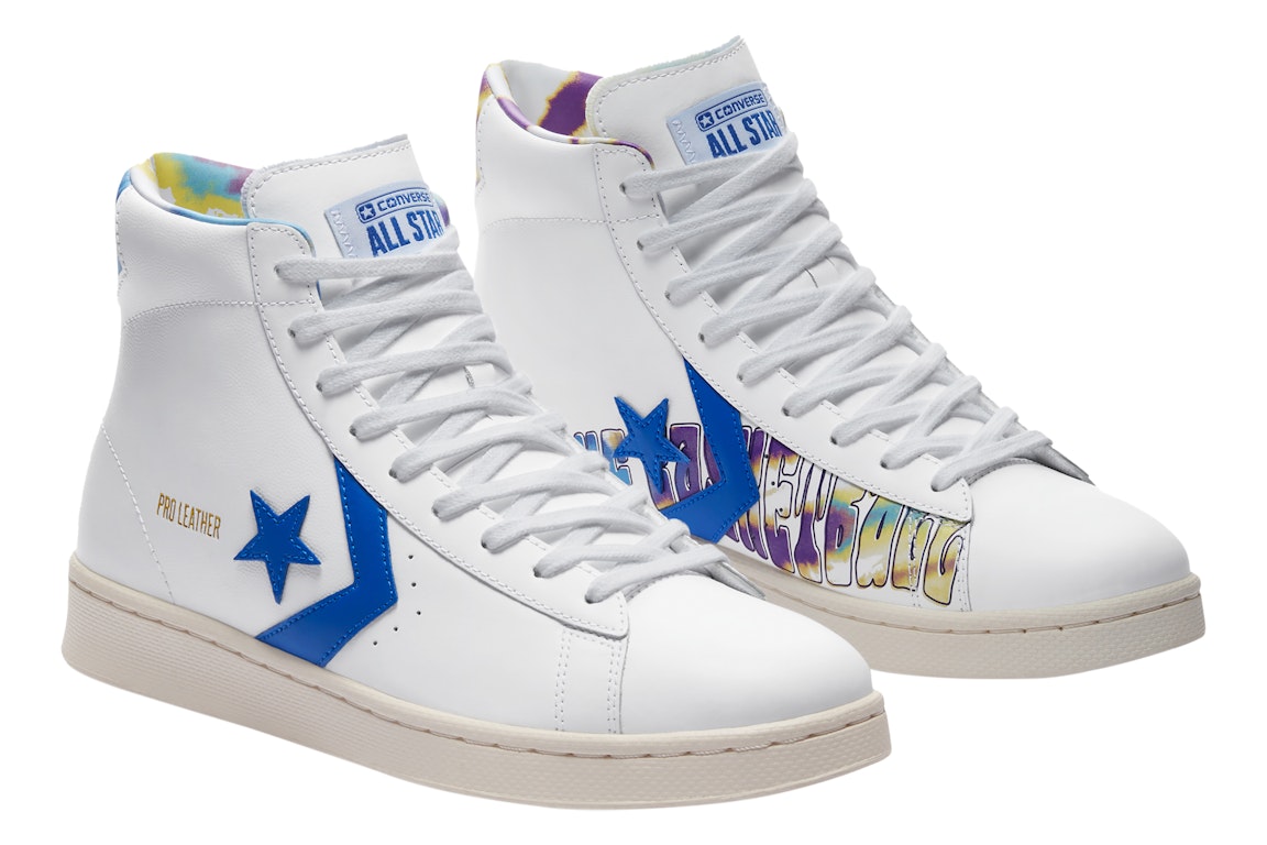 Pre-owned Converse Pro Leather Peace, Love & Basketball In White