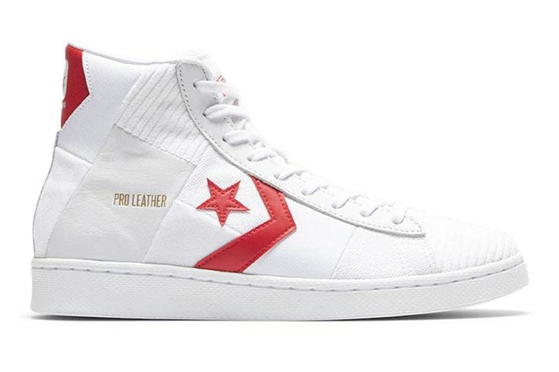 Click to view more detailed imagery on our partner's website Pre-owned Converse Pro Leather Summer Drip White Red In White/university Red/white