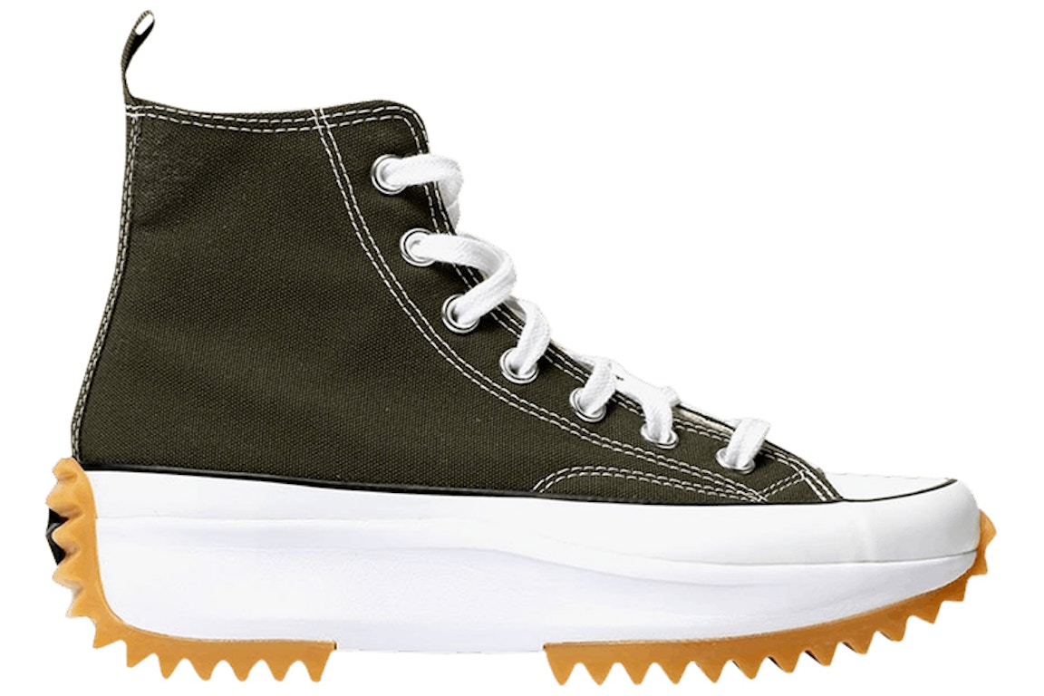 Pre-owned Converse Run Star Hike High Cargo Khaki In Cargo Khaki/white