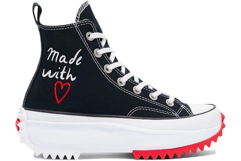 Converse Run Star Hike Hola Día de San Valentín Hecho con Amor