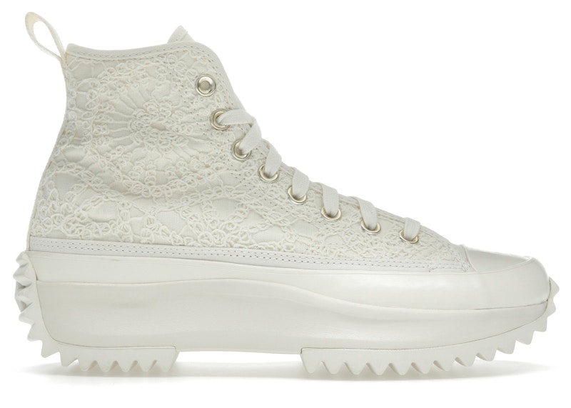 Converse Run Star Hike Platform Hi Daisy Cord Egret