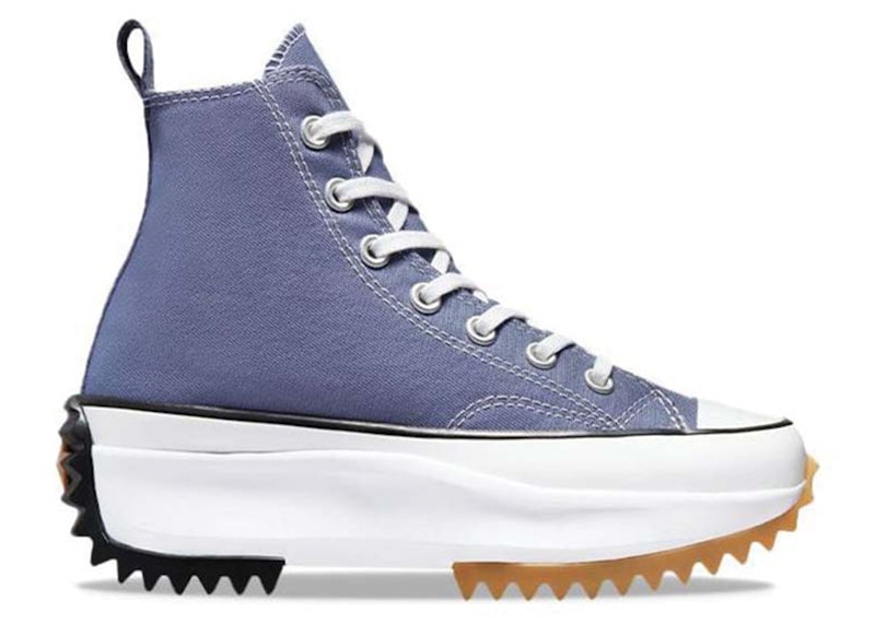 Pre-owned Converse Run Star Hike Platform (women's) Sneakers In Slate Lilac/black/white