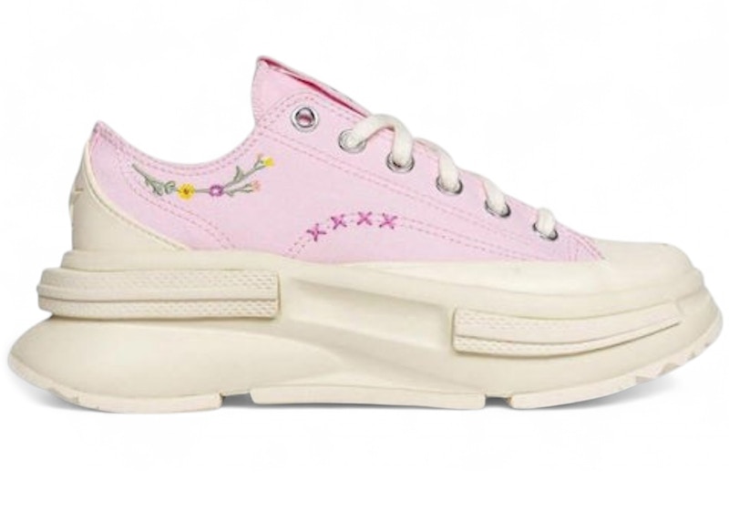 Converse Run Star Legacy CX Ox Sugar Berry Cactus Bud Floral Embroidery - A15092C