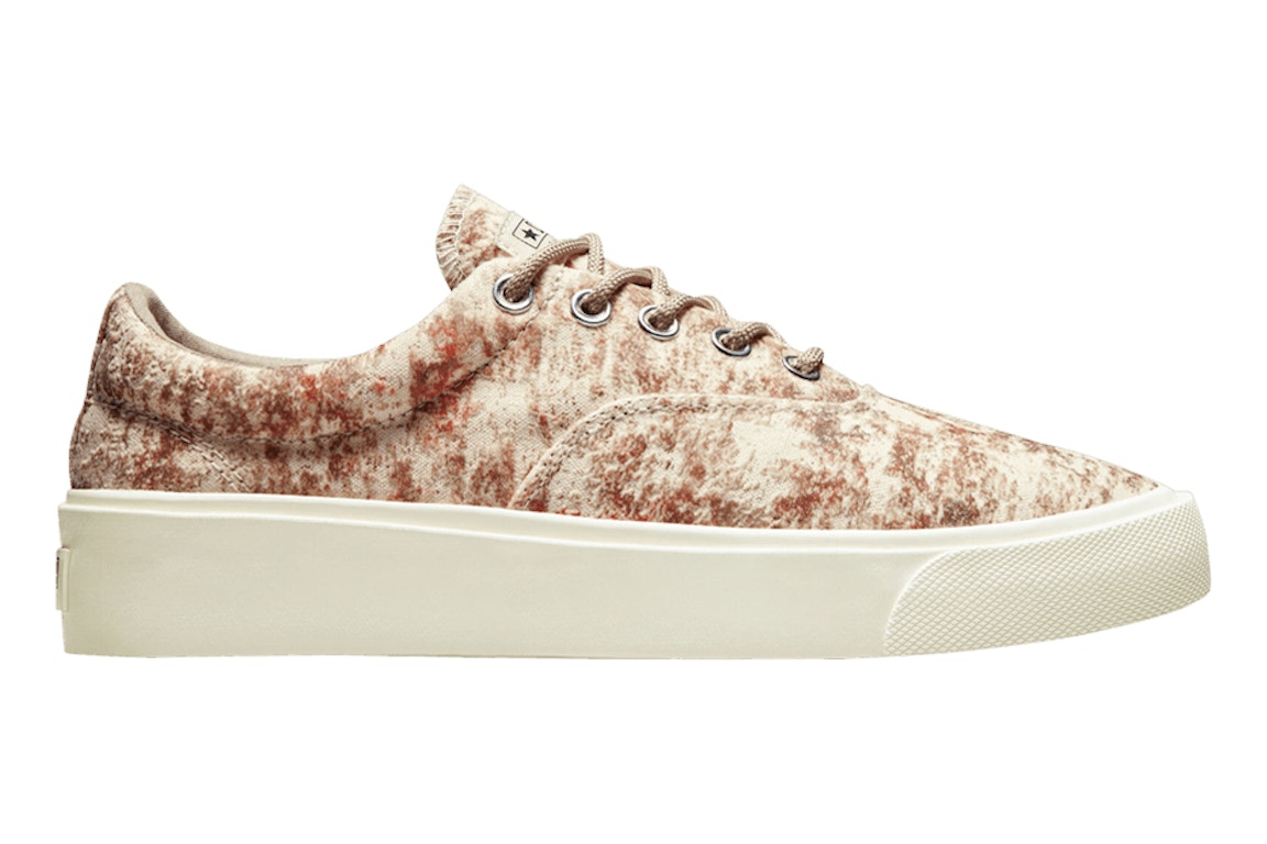 Click to view more detailed imagery on our partner's website Pre-owned Converse Skid Grip John Elliott Antique White Brown In Antique White/brown/egret
