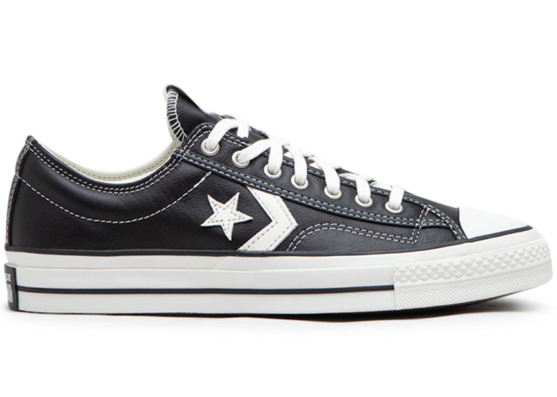 Converse Star Player 76 Fall Cuero Negro Blanco Hombre A06204C US