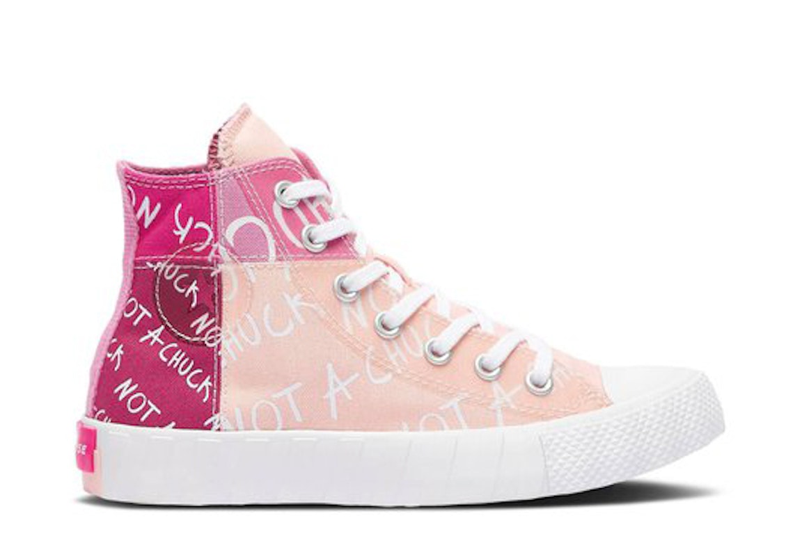 Pre-owned Converse Unt1tl3d Hi Storm Pink (gs) In Storm Pink/light Pink/white
