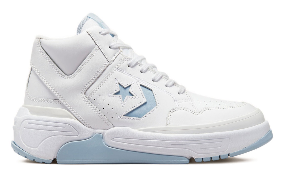 Click to view more detailed imagery on our partner's website Pre-owned Converse Weapon Cx Mid White Light Armory Blue In White/light Armory Blue/white