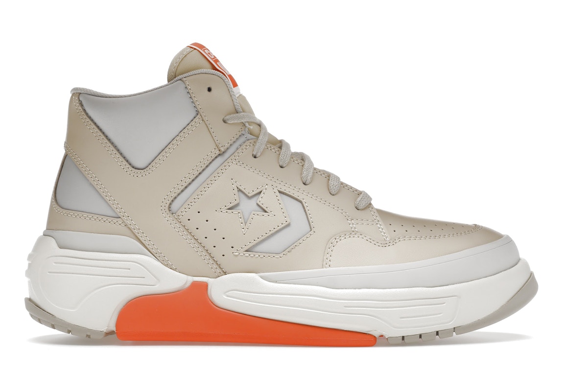 Pre-owned Converse Weapon Mid Cx Egret Light Twine In Egret/light Twine/wild Mango