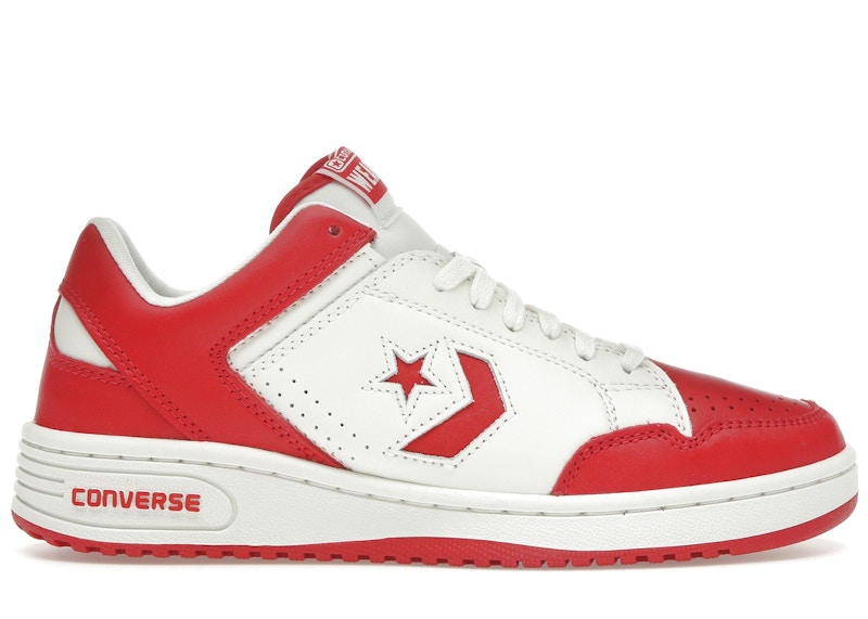 Converse Weapon Ox Red Vintage White Men's - A10598C - US