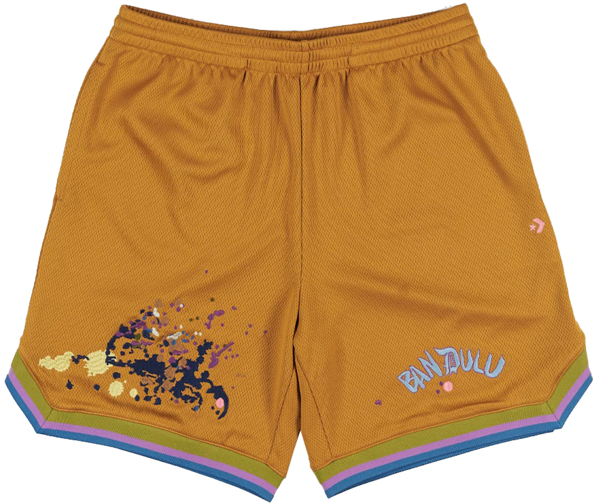 Bravest Studios Logo Tiger Camo Shorts Orange Men's - US