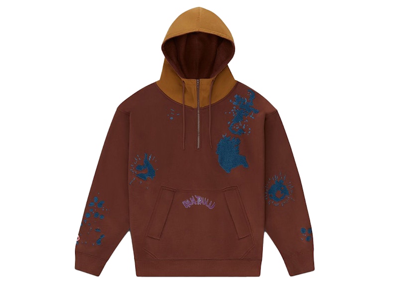 Converse x Bandulu Hoodie Brown/Cappuccino Men's - FW21 - US