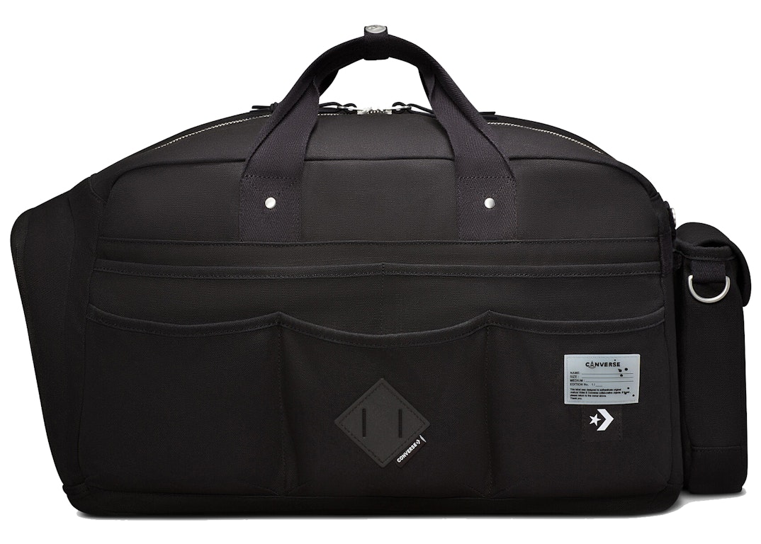 Pre-owned Converse X Joshua Vides Basketball Utility Bag Black