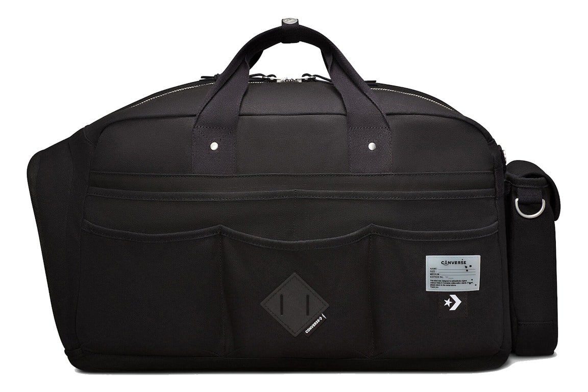 Pre-owned Converse X Joshua Vides Basketball Utility Bag Black
