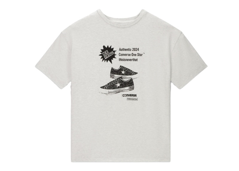 Converse x thisisneverthat Grid T shirt Ash Heather Hombre FW24 MX