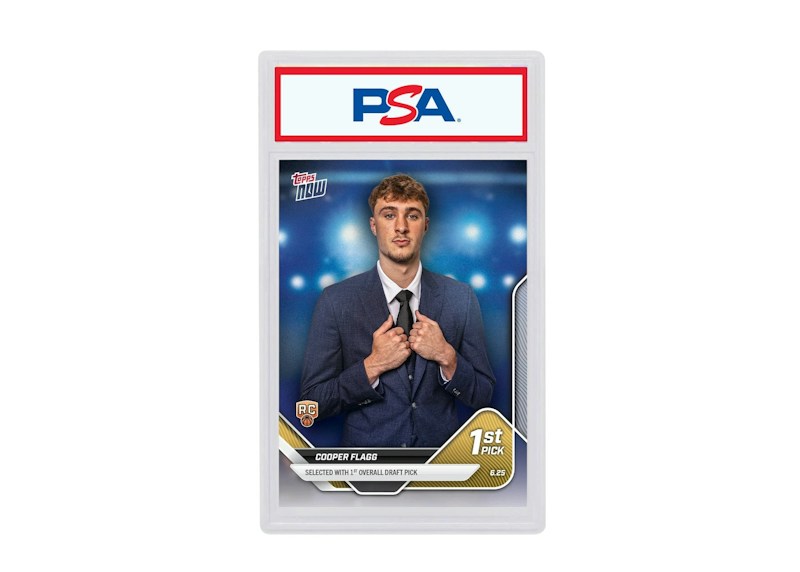 Cooper Flagg 2025-26 Topps Now Draft Rookie D1 (PSA or BGS Graded)