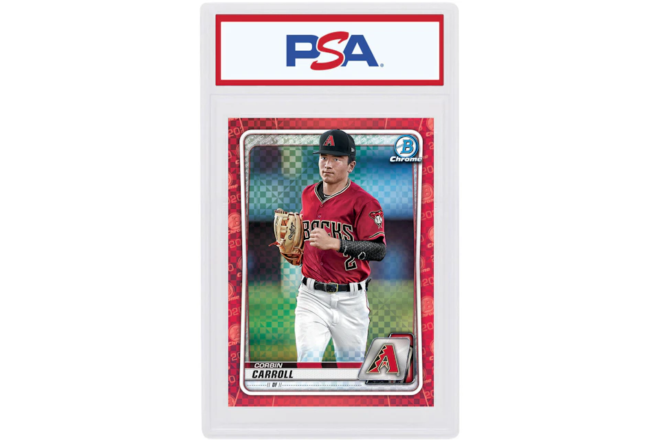 Corbin Carroll 2020 Bowman Chrome X Red X-Fractor 1/1 #BCP-222