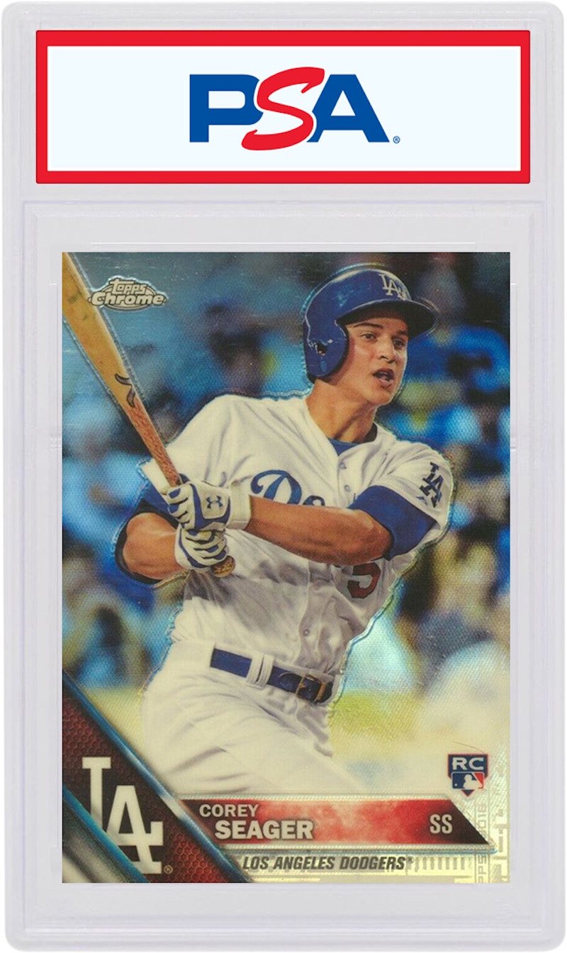 Corey Seager 2016 Topps Chrome Rookie Refractor #150 (PSA or BGS Graded)