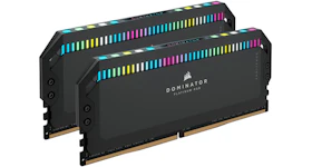 Corsair Dominator Platinum 32GB (2PK x 16GB) 4800MHz CL34 DDR5 DIMM Desktop Memory Kit CMT32GX5M2A4800C34 Black