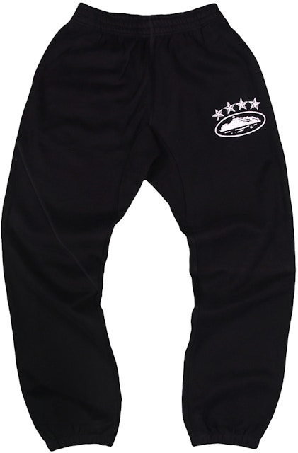 Corteiz 4Starz Alcatraz Sweatpants Black - SS22