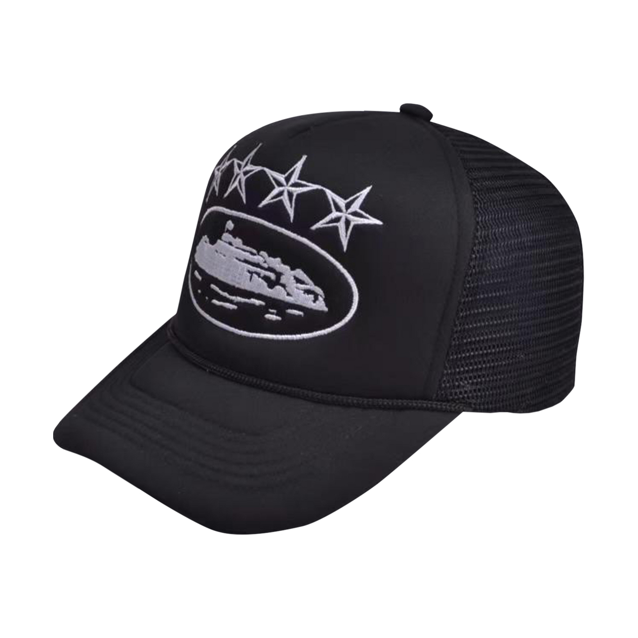 Pre-owned 4starz Alcatraz Trucker Hat Black