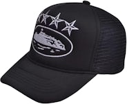 Corteiz 4Starz Alcatraz Trucker Hat Black