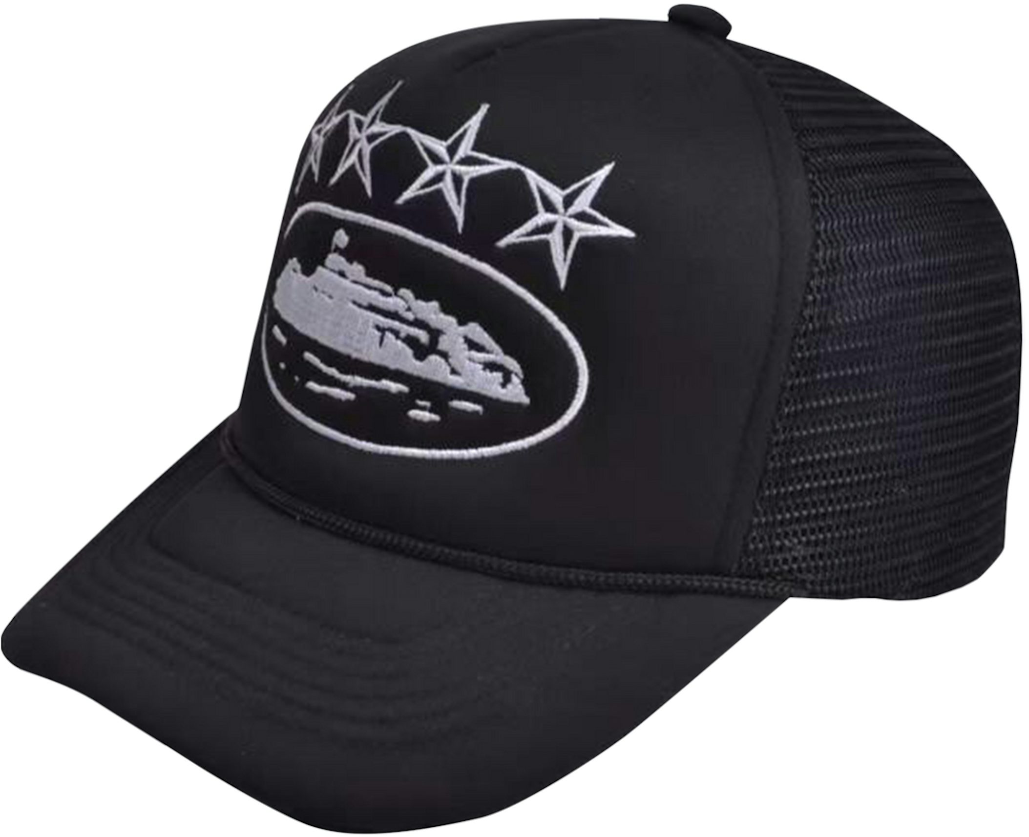 Corteiz 4Starz Alcatraz Trucker Hat Black - SS22 - US
