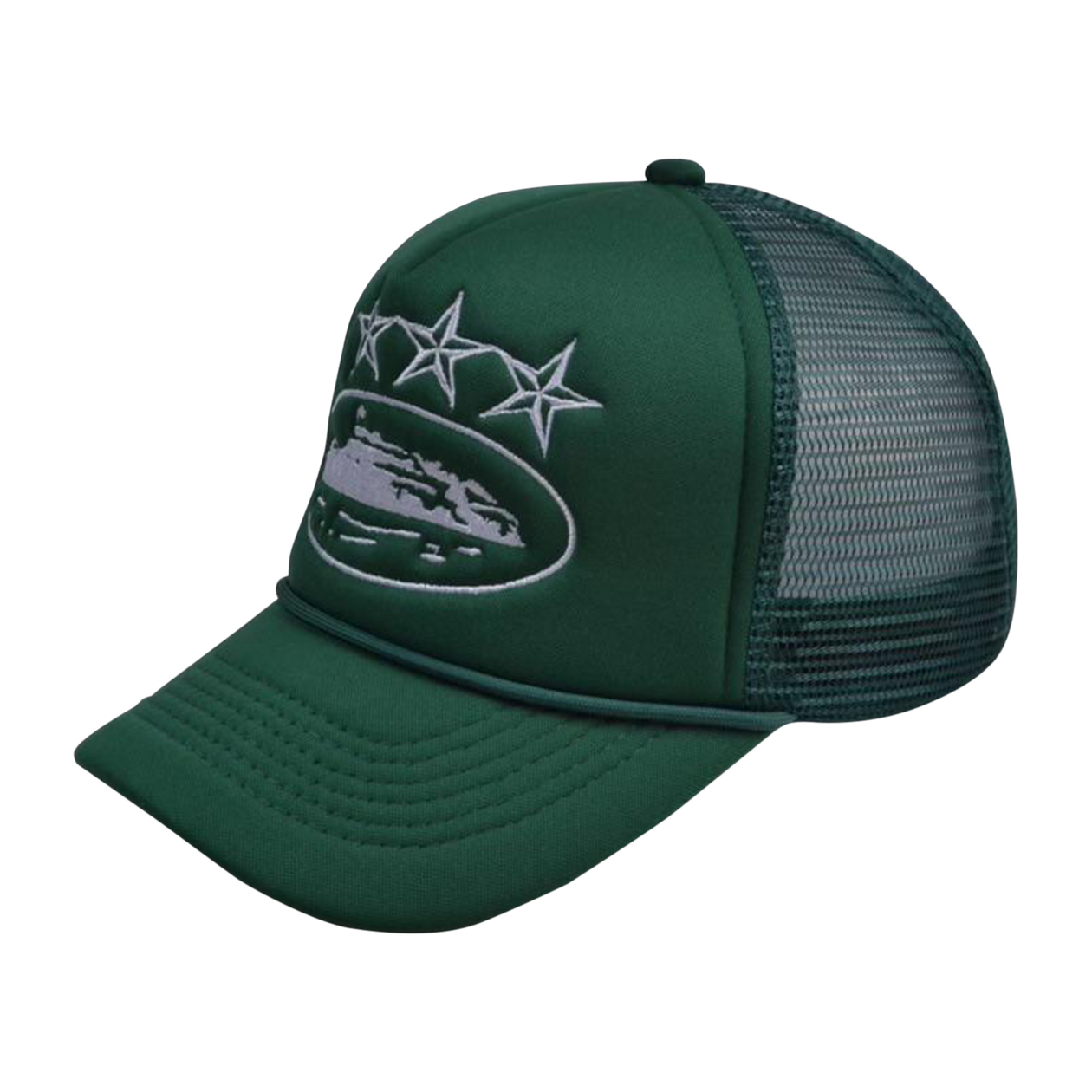 Corteiz 4Starz Alcatraz Trucker Hat Green - SS22 - US