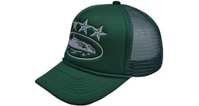 Corteiz 4Starz Alcatraz Trucker Hat Green