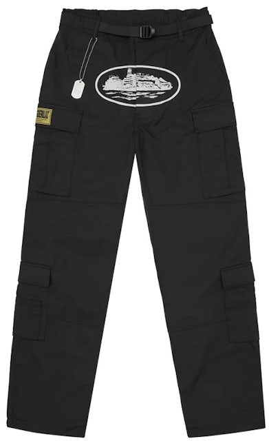 Corteiz 5 Starz Special Edition Black Guerillaz Cargo Pant Black
