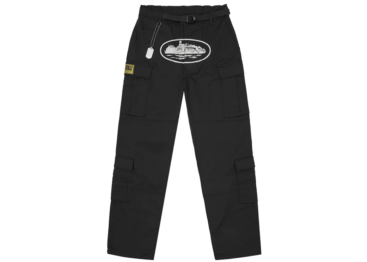 Corteiz Starz Special Edition Black Guerillaz Cargo Pant Black